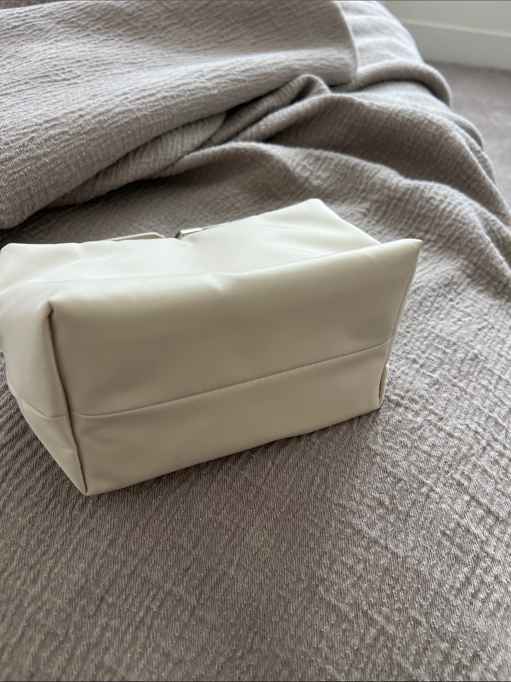 Eera Mini Top Handle Nylon Moon Cream Bag — image 5 of 8